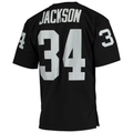 Kooe LV.Raiders 1990 #34 Bo Jackson Mitchell & Ness Black Authentic Throwback Retired Player Stitched Puhic Jersey