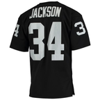 Kooe LV.Raiders 1990 #34 Bo Jackson Mitchell & Ness Black Authentic Throwback Retired Player Stitched Puhic Jersey