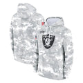 Kooe LV.Raiders Arctic Camo Salute to Service Hoodies Limited Game Blank Player Stitched Jerseys