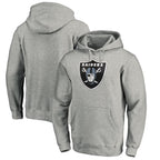 Kooe LV.Raiders Gray LOGO Pullover Hoodies Home Game Blank Player Stitched Jerseys