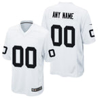 Kooe Custom LV.Raiders White Road Game Stitched Jerseys