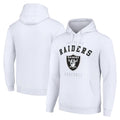 Kooe LV.Raiders White LOGO Pullover Hoodies Home Game Blank Player Stitched Jerseys