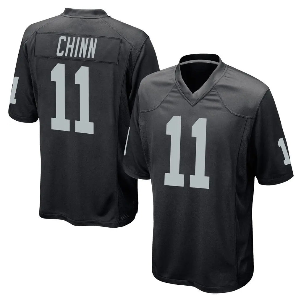 Kooe LV.Raiders #11 Jeremy Chinn Player Black Home Game Stitched Jerseys