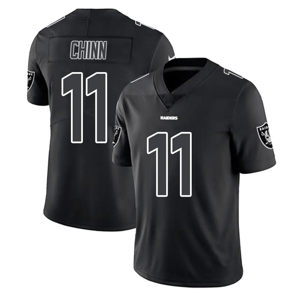 Kooe LV.Raiders #11 Jeremy Chinn Player Black Limited Black Impact Home Game Stitched Jerseys