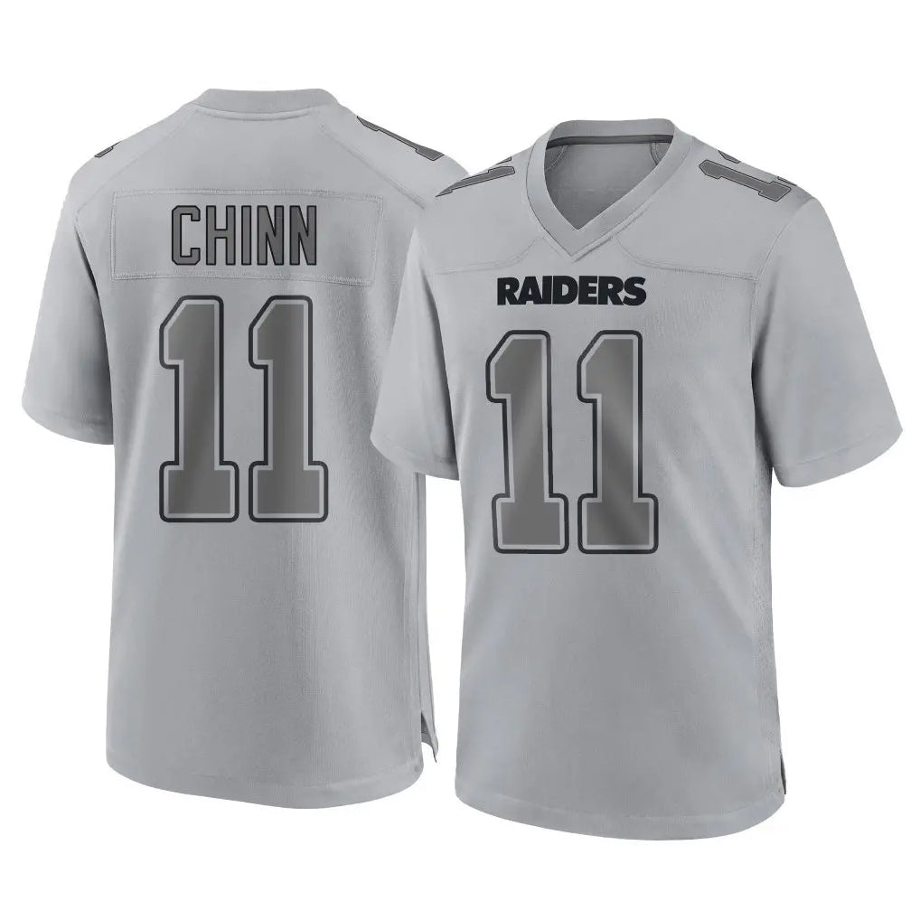 Kooe LV.Raiders #11 Jeremy Chinn Player Gray Atmosphere Fashion Limited Game Stitched Jerseys