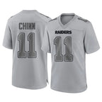 Kooe LV.Raiders #11 Jeremy Chinn Player Gray Atmosphere Fashion Limited Game Stitched Jerseys
