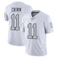 Kooe LV.Raiders #11 Jeremy Chinn Player White Limited Color Rush Home Game Stitched Jerseys