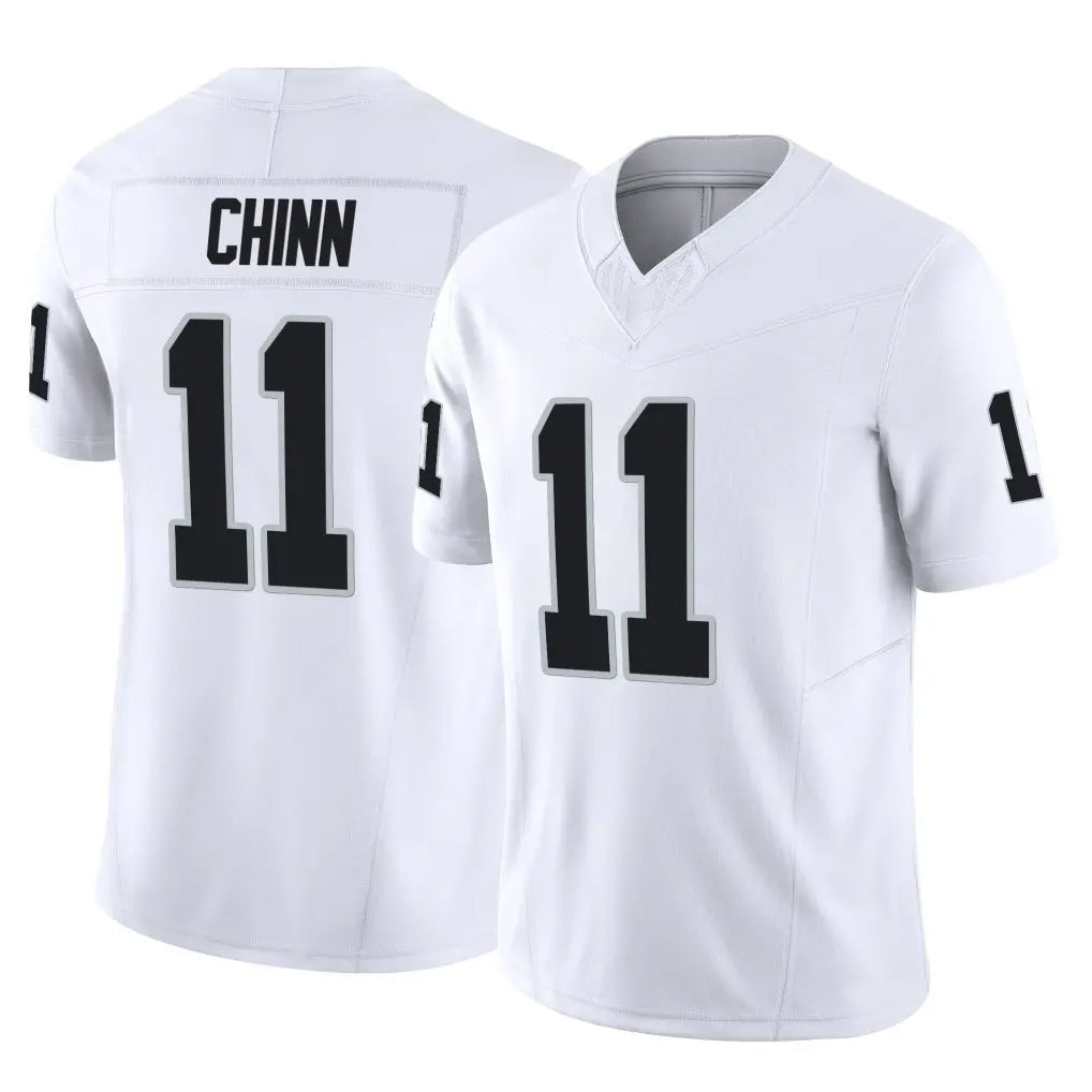 Kooe LV.Raiders #11 Jeremy Chinn Player White Limited Vapor F.U.S.E. Home Game Stitched Jerseys