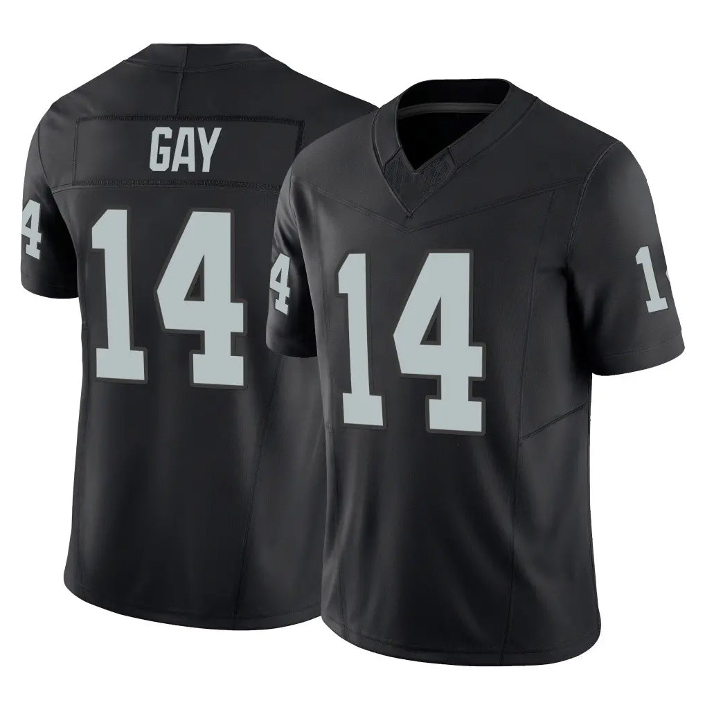 Kooe LV.Raiders #14 Matt Gay Player Black Limited Vapor F.U.S.E. Home Game Stitched Jerseys