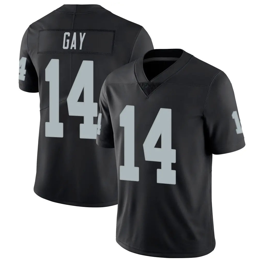 Kooe LV.Raiders #14 Matt Gay Player Black Limited Vapor Untouchable Home Game Stitched Jerseys