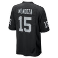 Kooe LV.Raiders #15 Fernando Mendoza Black 2026 Draft First Round Pick No. 1 Team Game Stitched Jerseys