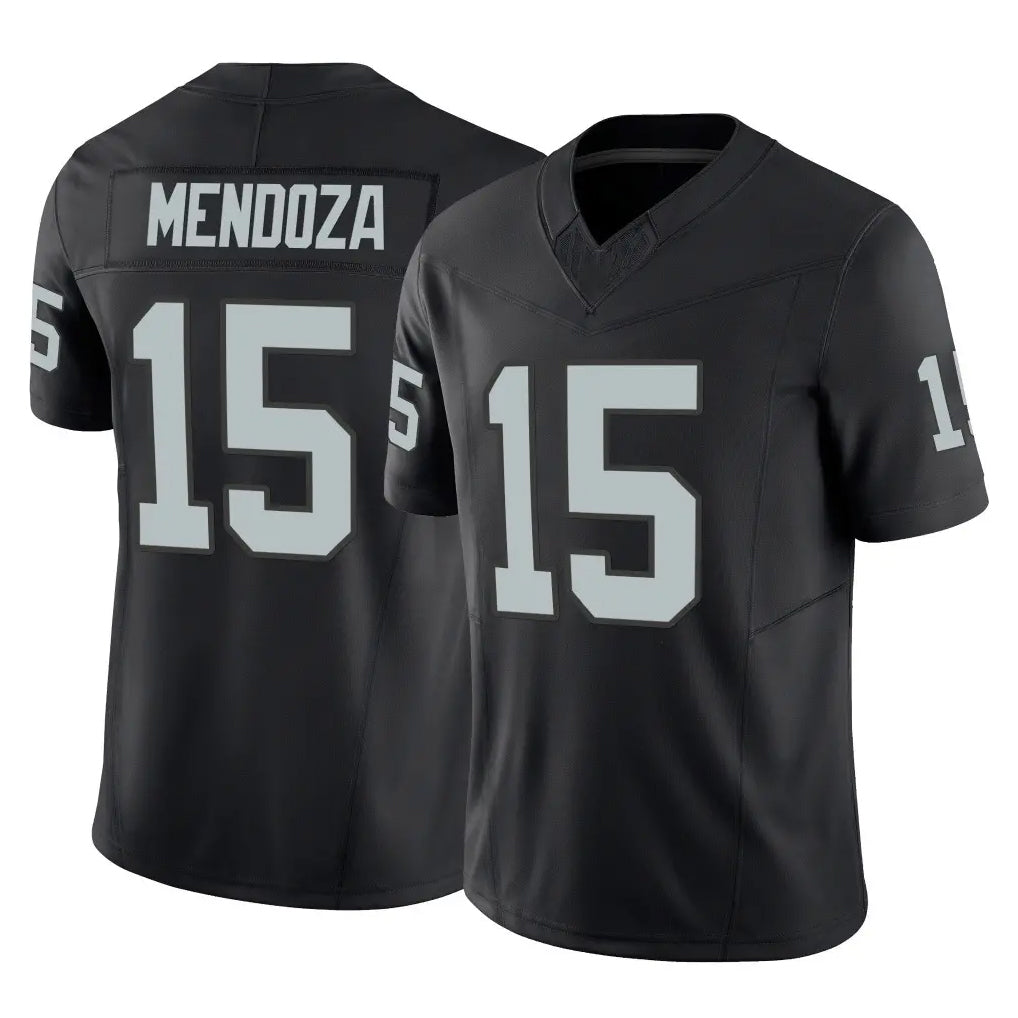 Kooe LV.Raiders #15 Fernando Mendoza Player Black Limited Vapor F.U.S.E. Home Game Stitched Jerseys
