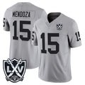 Kooe LV.Raiders #15 Fernando Mendoza Player Gray 2026 Vapor Limited Home Game Stitched Jerseys