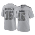 Kooe LV.Raiders #15 Fernando Mendoza Player Gray Atmosphere Fashion Limited Game Stitched Jerseys