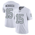 Kooe LV.Raiders #15 Fernando Mendoza Player White Limited Color Rush Home Game Stitched Jerseys