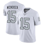 Kooe LV.Raiders #15 Fernando Mendoza Player White Limited Color Rush Home Game Stitched Jerseys