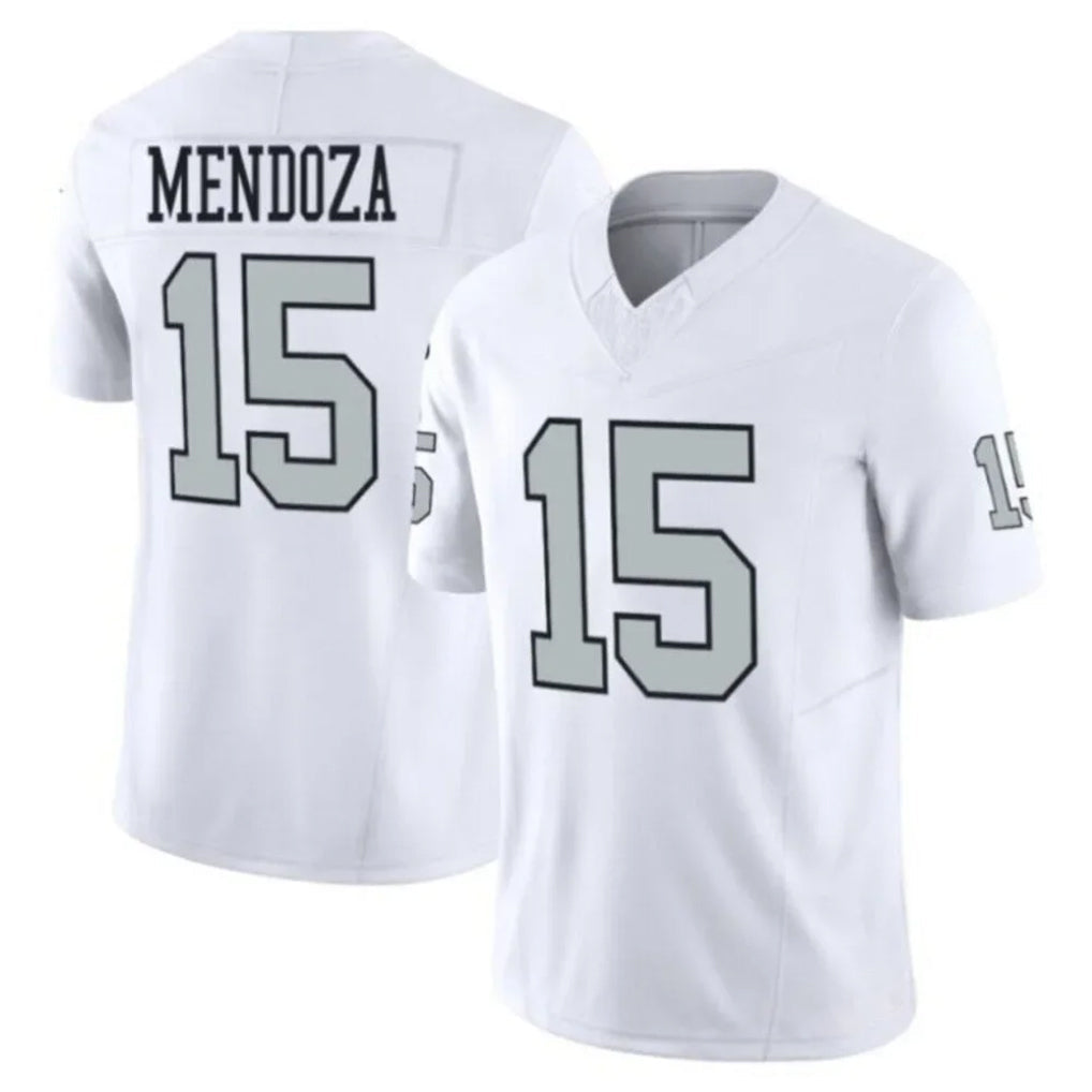 Kooe LV.Raiders #15 Fernando Mendoza Player White Vapor F.U.S.E. Limited Home Game Stitched Jerseys