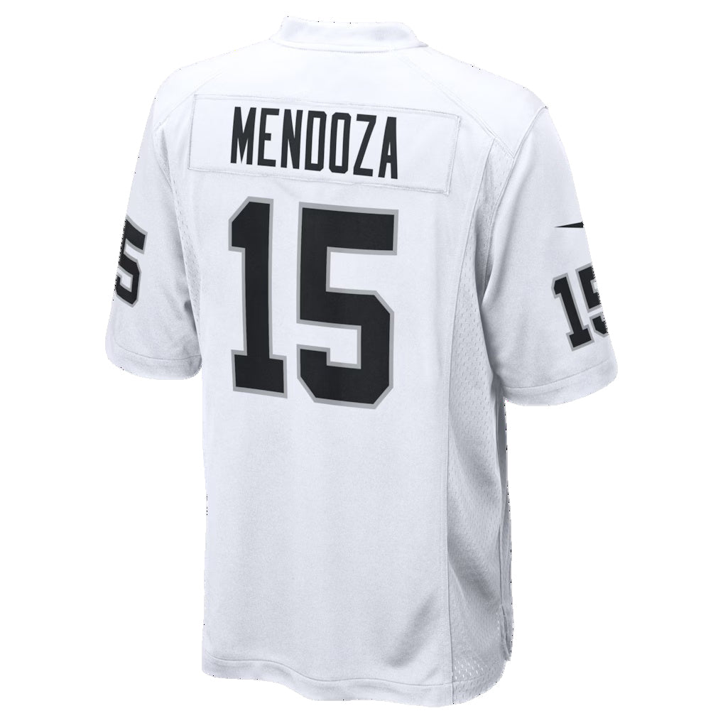 Kooe LV.Raiders #15 Fernando Mendoza White Game Player Stitched Jerseys