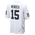 Kooe LV.Raiders #15 Fernando Mendoza White Game Player Stitched Jerseys