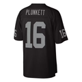 Kooe LV.Raiders #16 Jim Plunkett Mitchell & Ness Black 1980 Legacy Replica Stitched Puhic Jersey