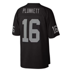 Kooe LV.Raiders #16 Jim Plunkett Mitchell & Ness Black 1980 Legacy Replica Stitched Puhic Jersey