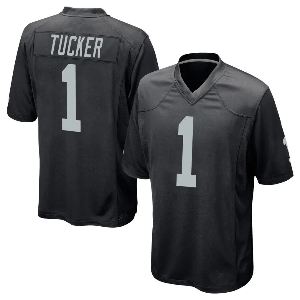 Kooe LV.Raiders #1 Tre Tucker Player Black Home Game Stitched Jerseys