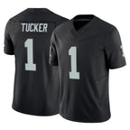 Kooe LV.Raiders #1 Tre Tucker Player Black Limited Vapor F.U.S.E. Home Game Stitched Jerseys