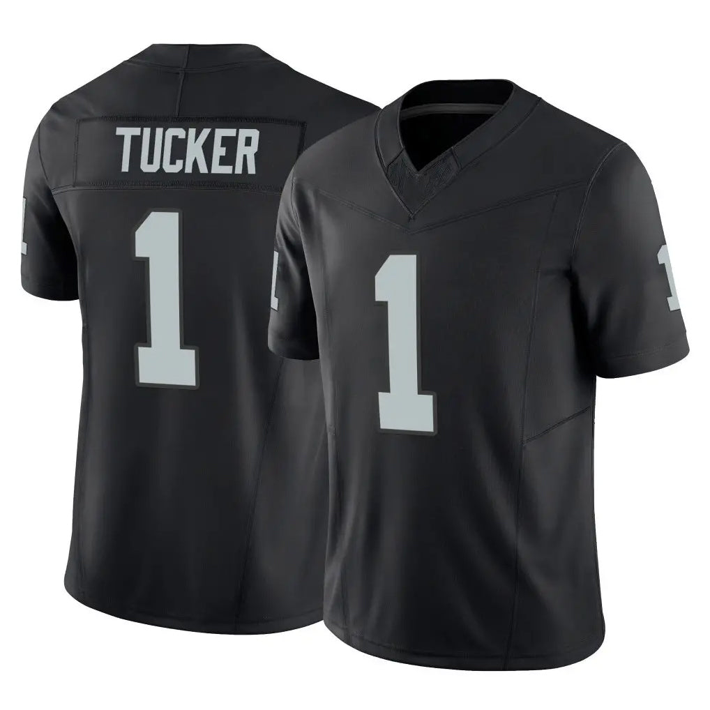 Kooe LV.Raiders #1 Tre Tucker Player Black Limited Vapor F.U.S.E. Home Game Stitched Jerseys