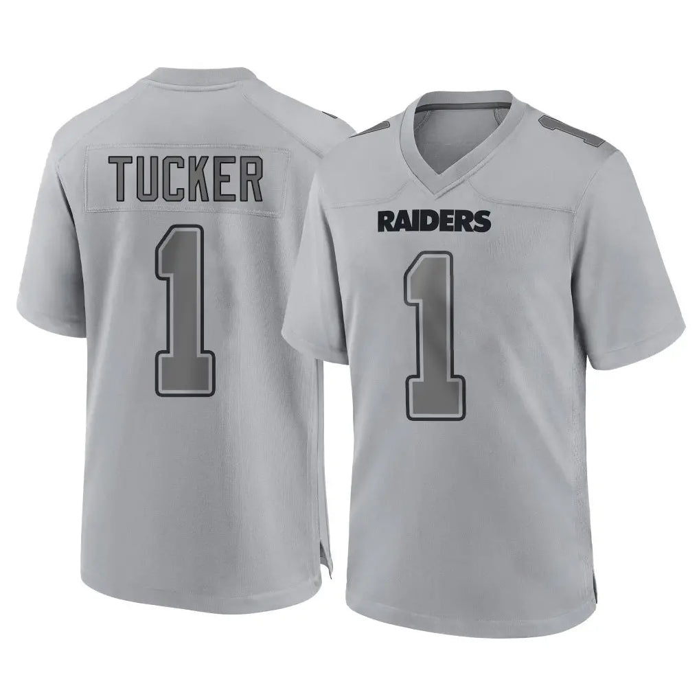Kooe LV.Raiders #1 Tre Tucker Player Gray Atmosphere Fashion Limited Game Stitched Jerseys