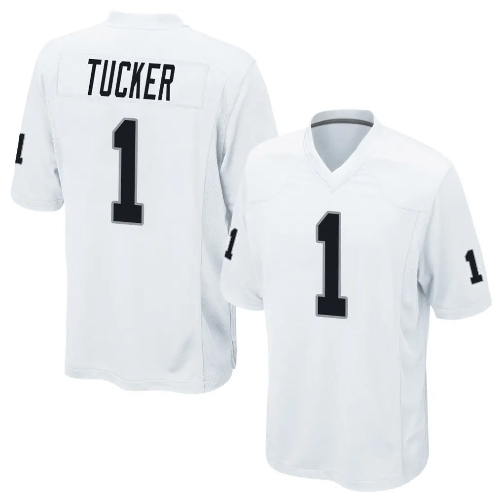 Kooe LV.Raiders #1 Tre Tucker Player White Home Game Stitched Jerseys