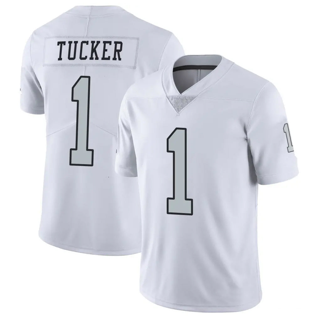 Kooe LV.Raiders #1 Tre Tucker Player White Limited Color Rush Home Game Stitched Jerseys