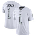 Kooe LV.Raiders #1 Tre Tucker Player White Limited Color Rush Home Game Stitched Jerseys