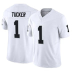 Kooe LV.Raiders #1 Tre Tucker Player White Limited Vapor F.U.S.E. Home Game Stitched Jerseys