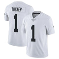 Kooe LV.Raiders #1 Tre Tucker Player White Limited Vapor Untouchable Home Game Stitched Jerseys