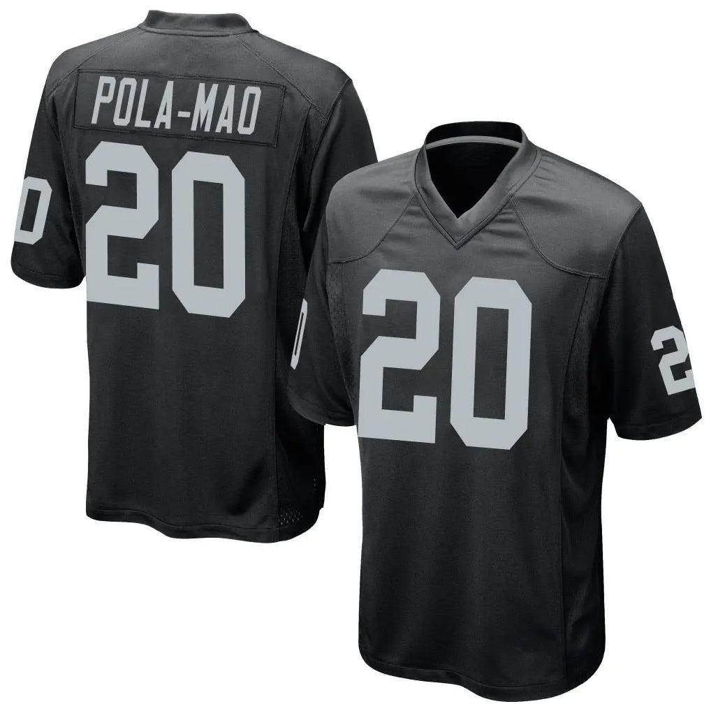 Kooe LV.Raiders #20 Isaiah Pola-Mao Player Black Home Game Stitched Jerseys
