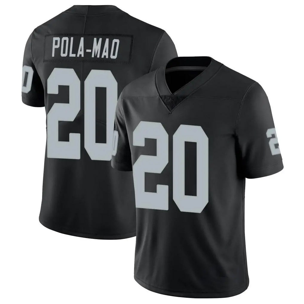 Kooe LV.Raiders #20 Isaiah Pola-Mao Player Black Limited Vapor Untouchable Home Game Stitched Jerseys