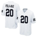 Kooe LV.Raiders #20 Isaiah Pola-Mao Player White Home Game Stitched Jerseys