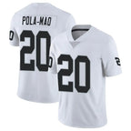 Kooe LV.Raiders #20 Isaiah Pola-Mao Player White Limited Vapor Untouchable Home Game Stitched Jerseys