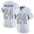 Kooe LV.Raiders #24 Charles Woodson Player White Alternate Vapor Limited Stitched Jerseys