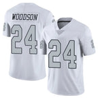 Kooe LV.Raiders #24 Charles Woodson Player White Alternate Vapor Limited Stitched Jerseys
