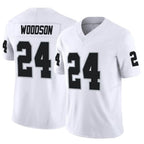 Kooe LV.Raiders #24 Charles Woodson Player White Vapor F.U.S.E Limited Stitched Jerseys