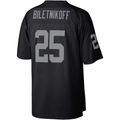 Kooe LV.Raiders #25 Fred Biletnikoff Mitchell & Ness Black Legacy Replica Jersey