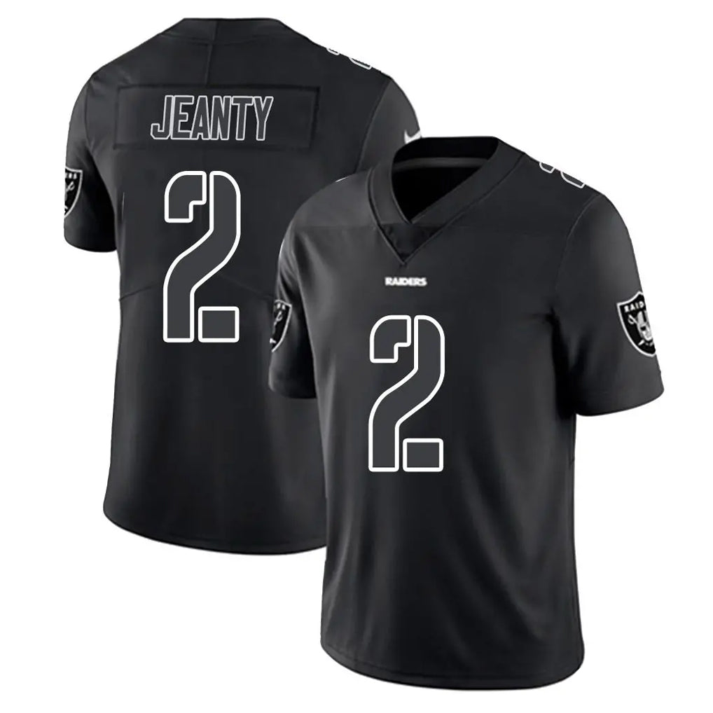 Kooe LV.Raiders #2 Ashton Jeanty Player Black Limited Black Impact Home Game Stitched Jerseys