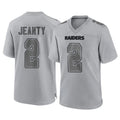 Kooe LV.Raiders #2 Ashton Jeanty Player Gray Atmosphere Fashion Limited Game Stitched Jerseys
