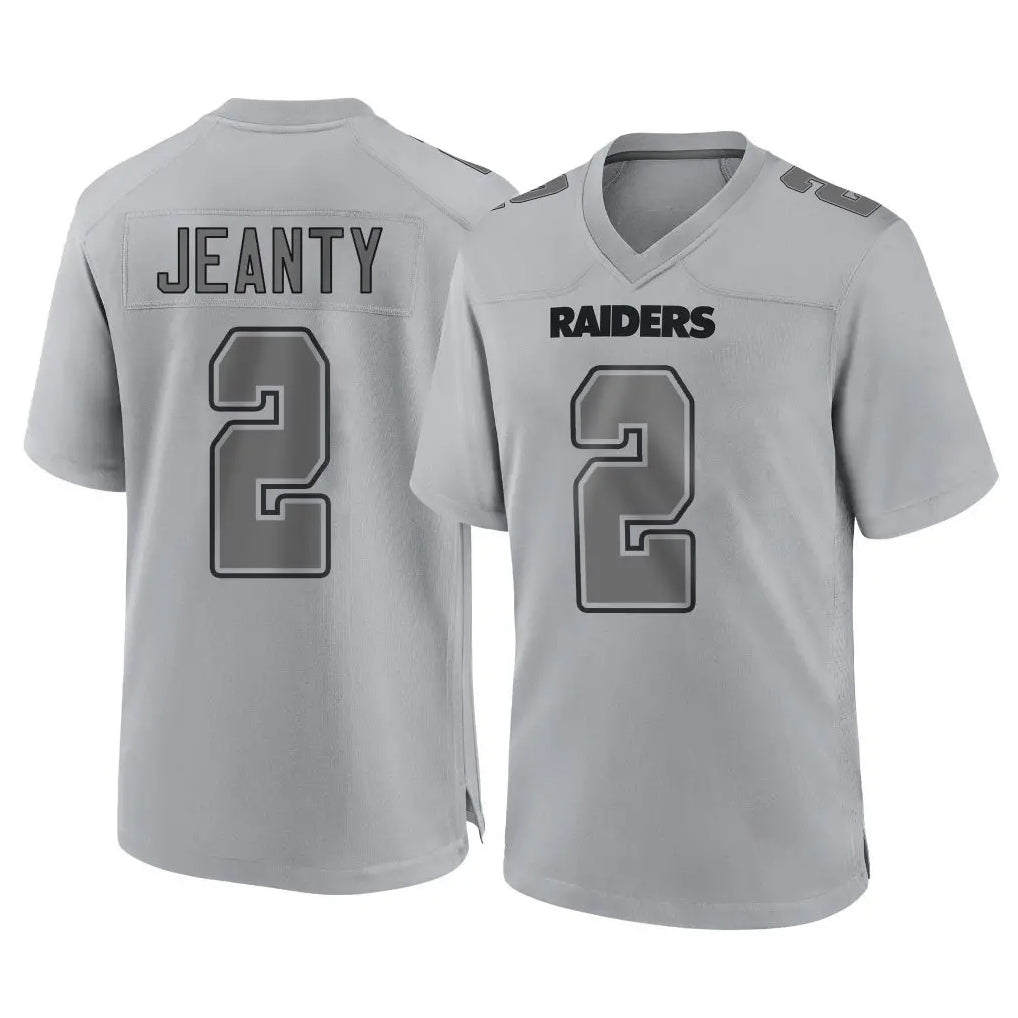 Kooe LV.Raiders #2 Ashton Jeanty Player Gray Atmosphere Fashion Limited Game Stitched Jerseys