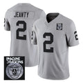 Kooe LV.Raiders #2 Ashton Jeanty Player Gray Vapor Limited Home Game Stitched Jerseys