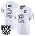 Kooe LV.Raiders #2 Ashton Jeanty Player White 2026 Vapor Limited Home Game Stitched Jerseys