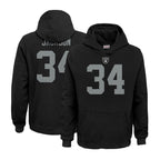 Kooe LV.Raiders #34 Bo Jackson Player Black Salute to Service Hoodies Stitched Jerseys