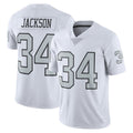 Kooe LV.Raiders #34 Bo Jackson Player White Alternate Vapor F.U.S.E Limited Stitched Jerseys