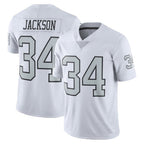 Kooe LV.Raiders #34 Bo Jackson Player White Alternate Vapor F.U.S.E Limited Stitched Jerseys